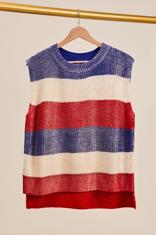4th Striped Vest Top