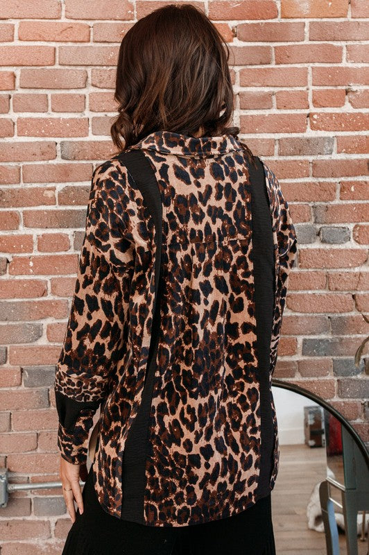 Leopard Blouse - sale