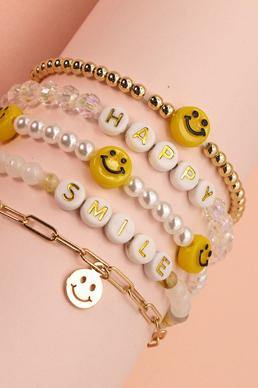 Smiley Bracelet SET