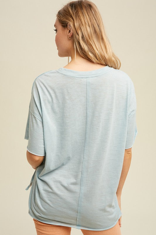 Champagne Blue Tee - SALE