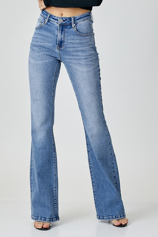 Macy Mid Rise Flare Jean - sale