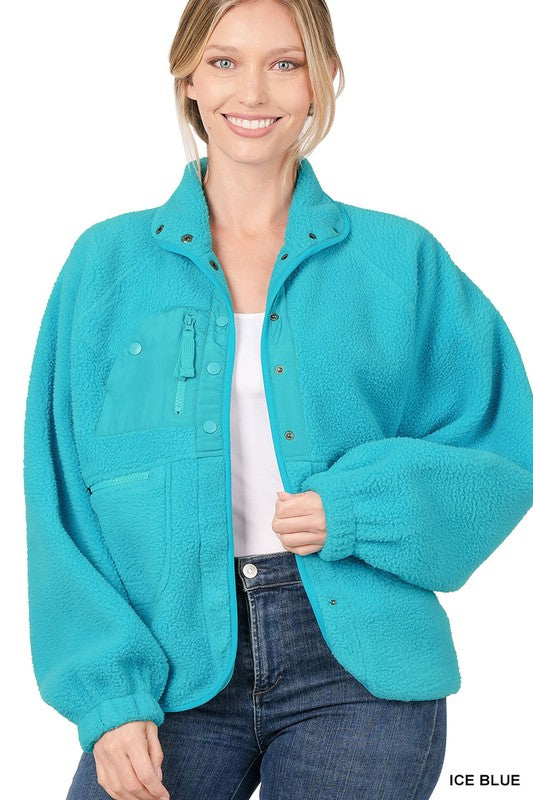 Snap Button Jacket - Sale
