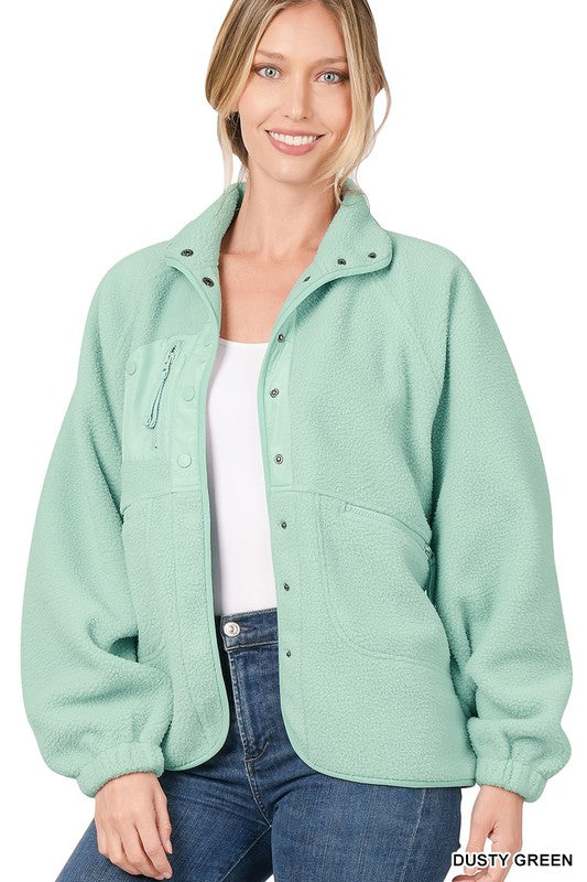 Snap Button Jacket - Sale