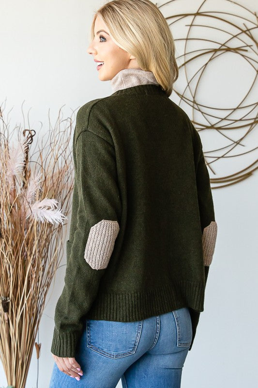 V Neck Button Cardigan - sale