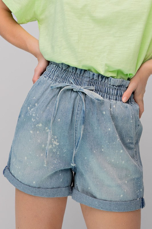 Wanda Washed Denim Short