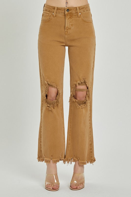 Milly Camel Straight Leg Jean - SALE