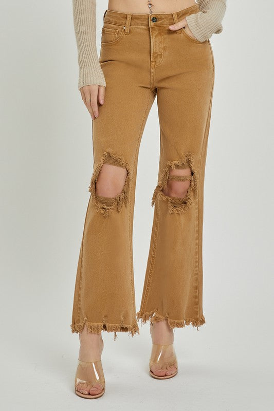 Milly Camel Straight Leg Jean - SALE