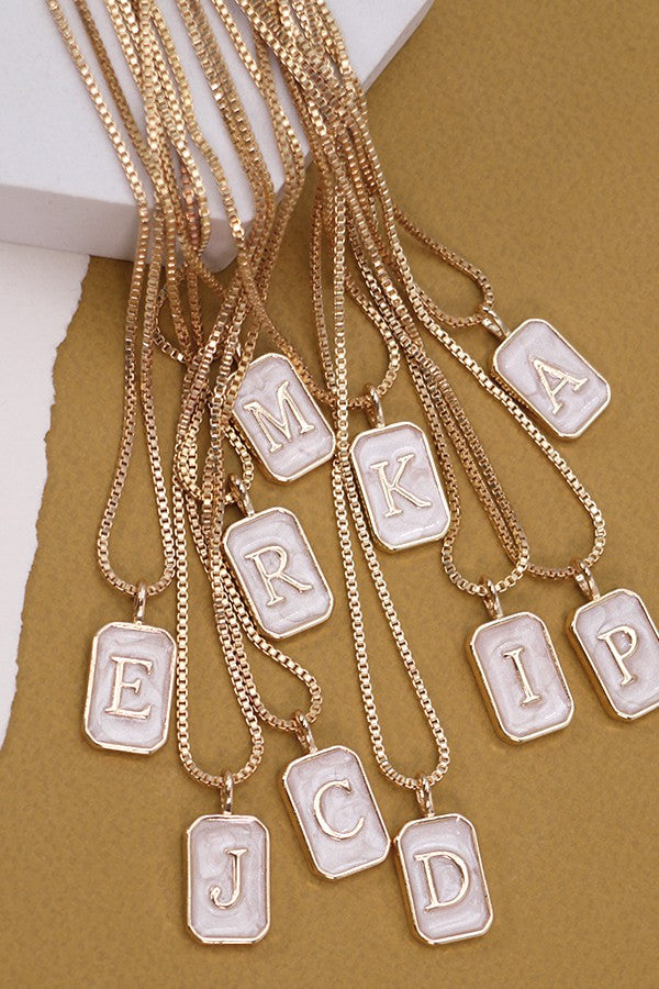 Initial Charm Necklace- SALE