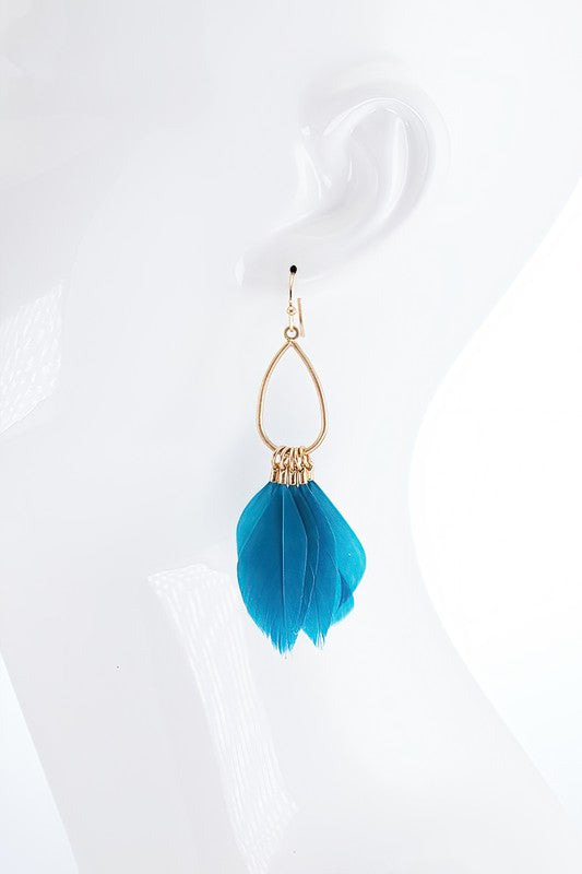 Whimsical Feather Earrings - SALE