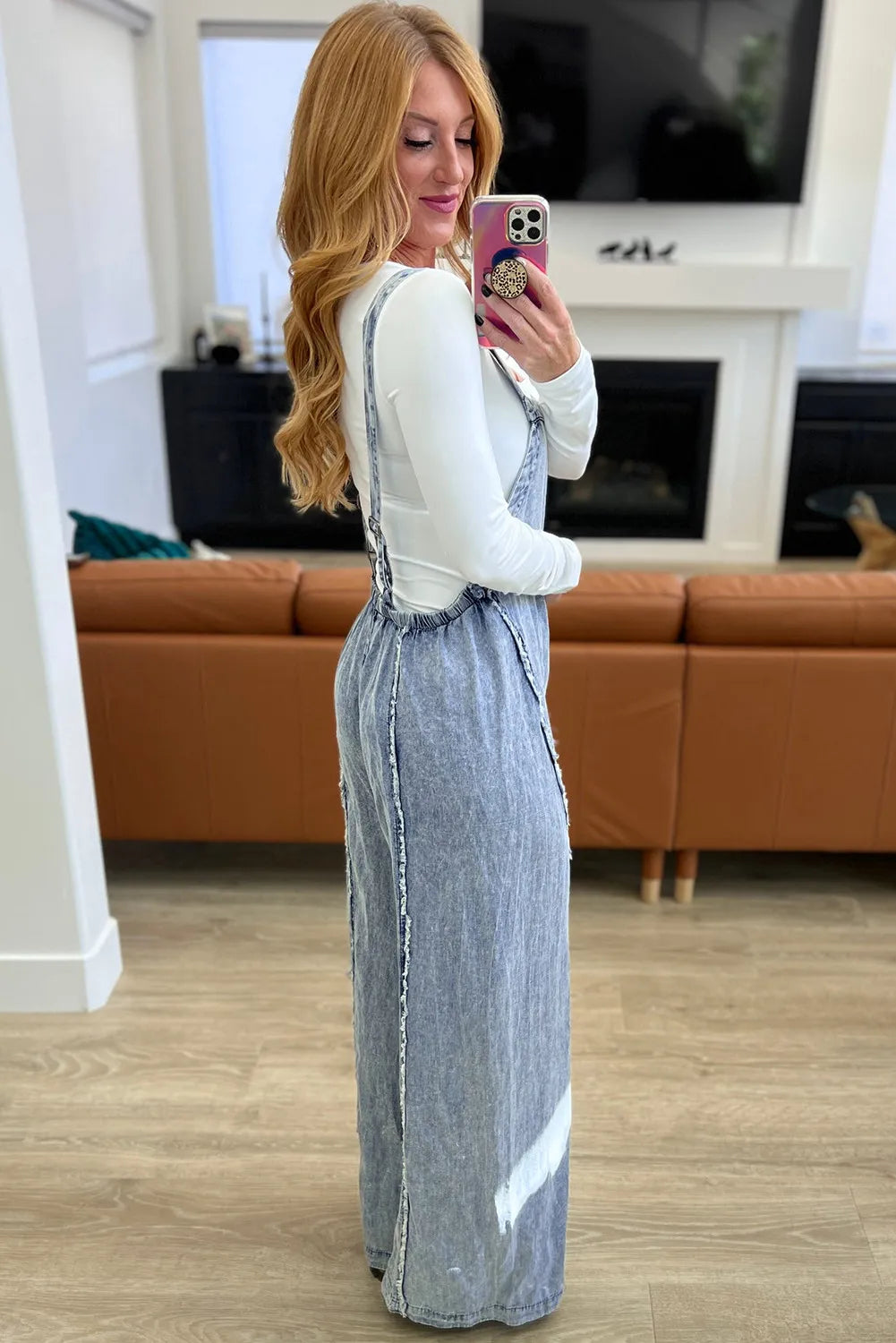 Fray Wide Leg Overall