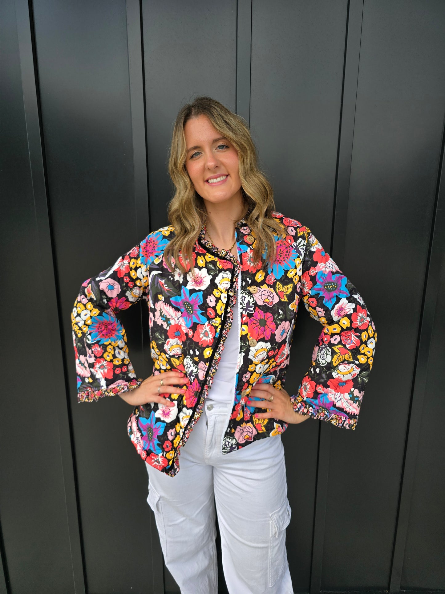Floral Quilted Jacket