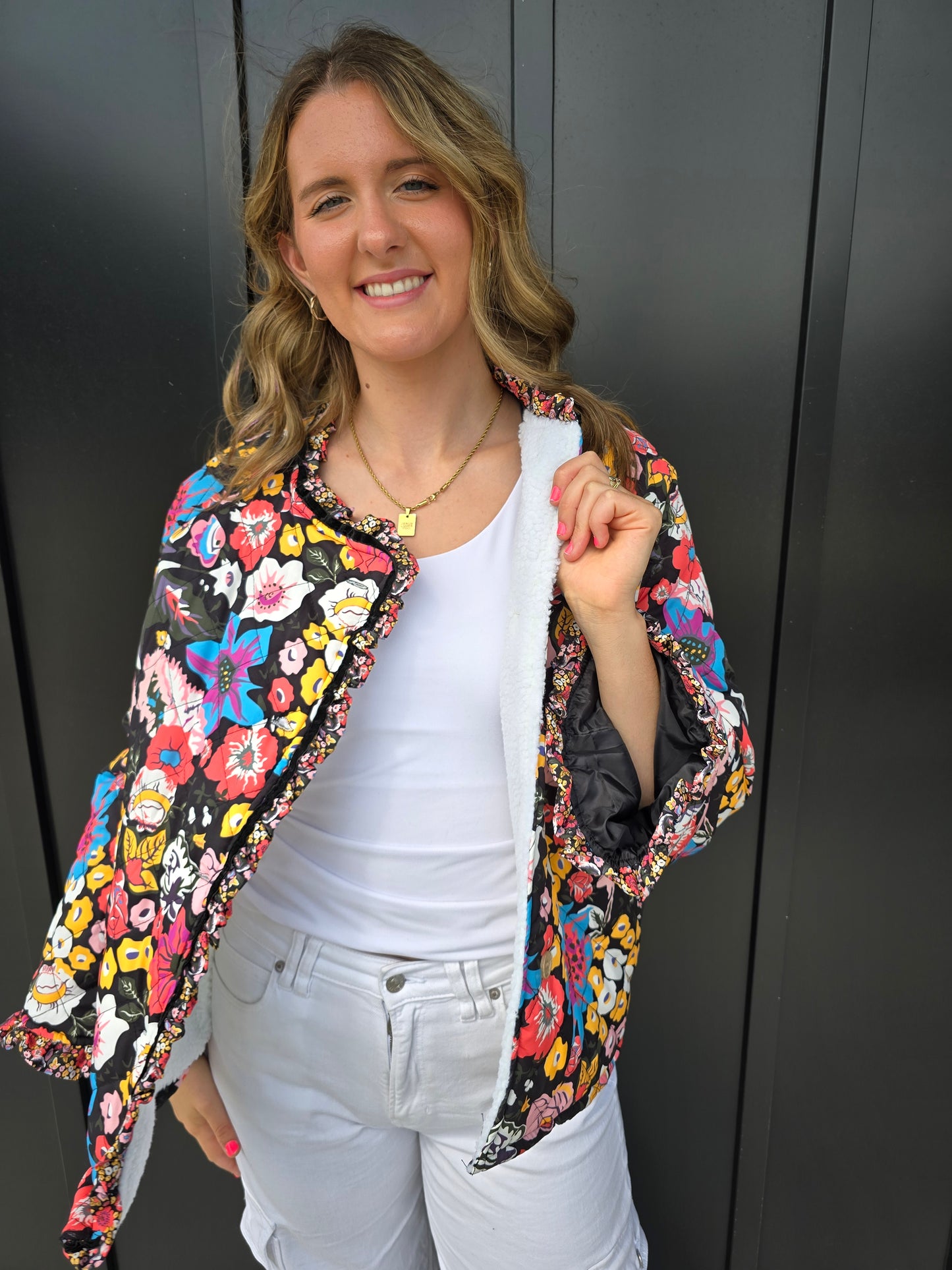 Floral Quilted Jacket