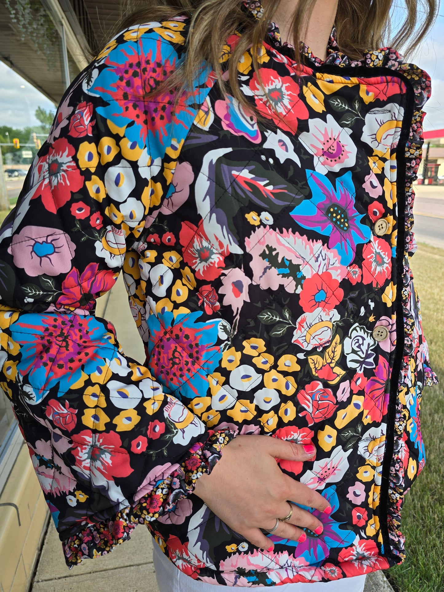 Floral Quilted Jacket