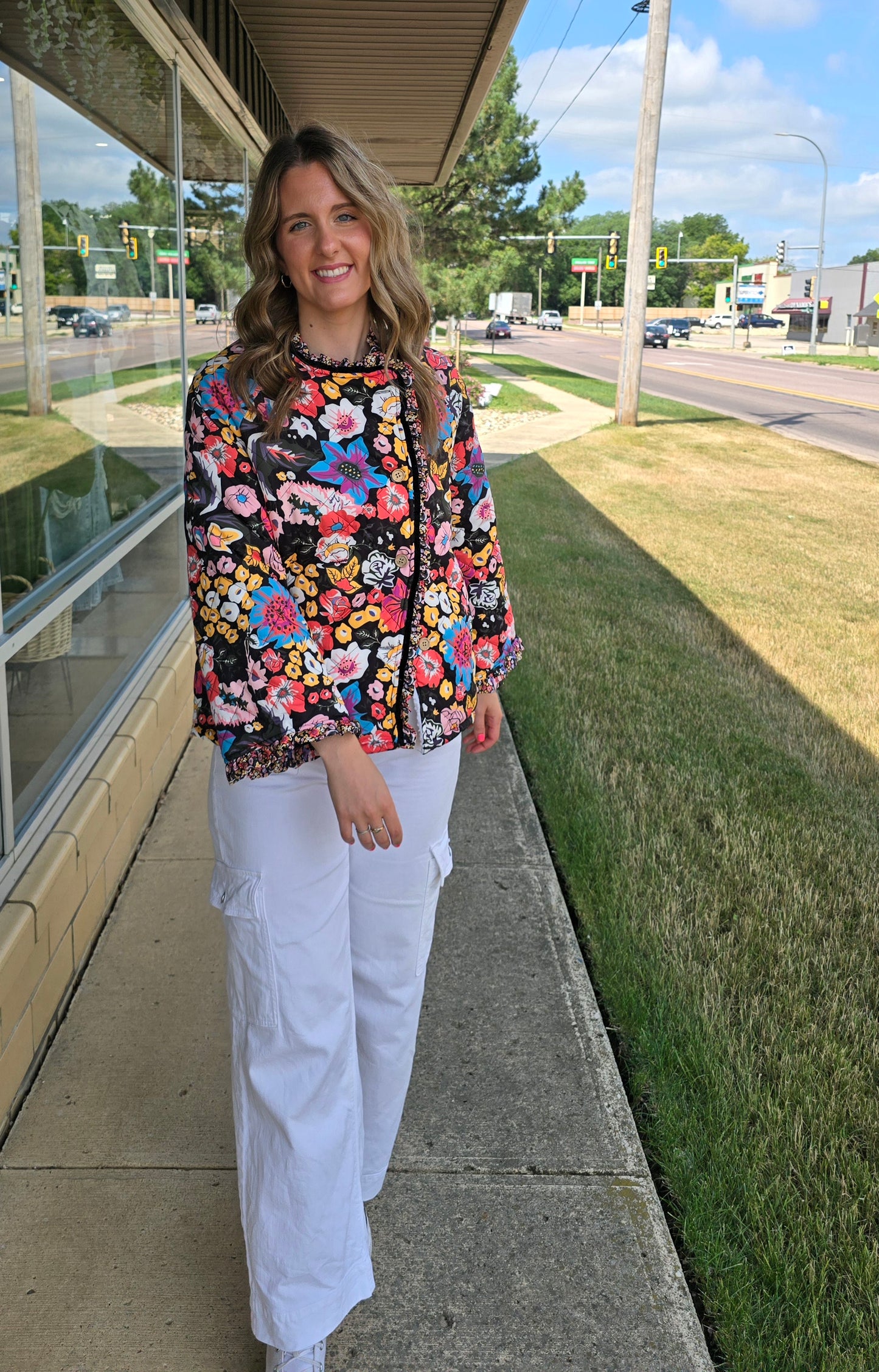 Floral Quilted Jacket