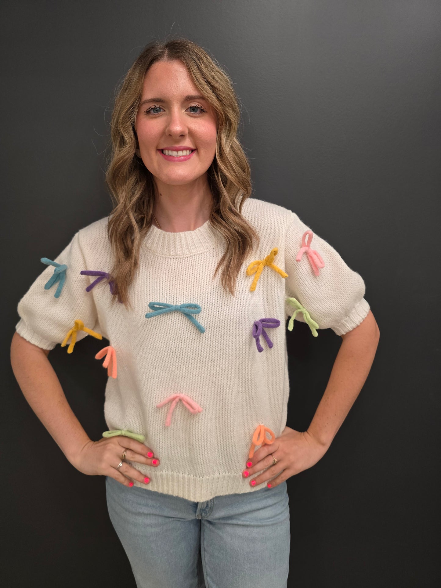 Bow Detail Sweater - SALE