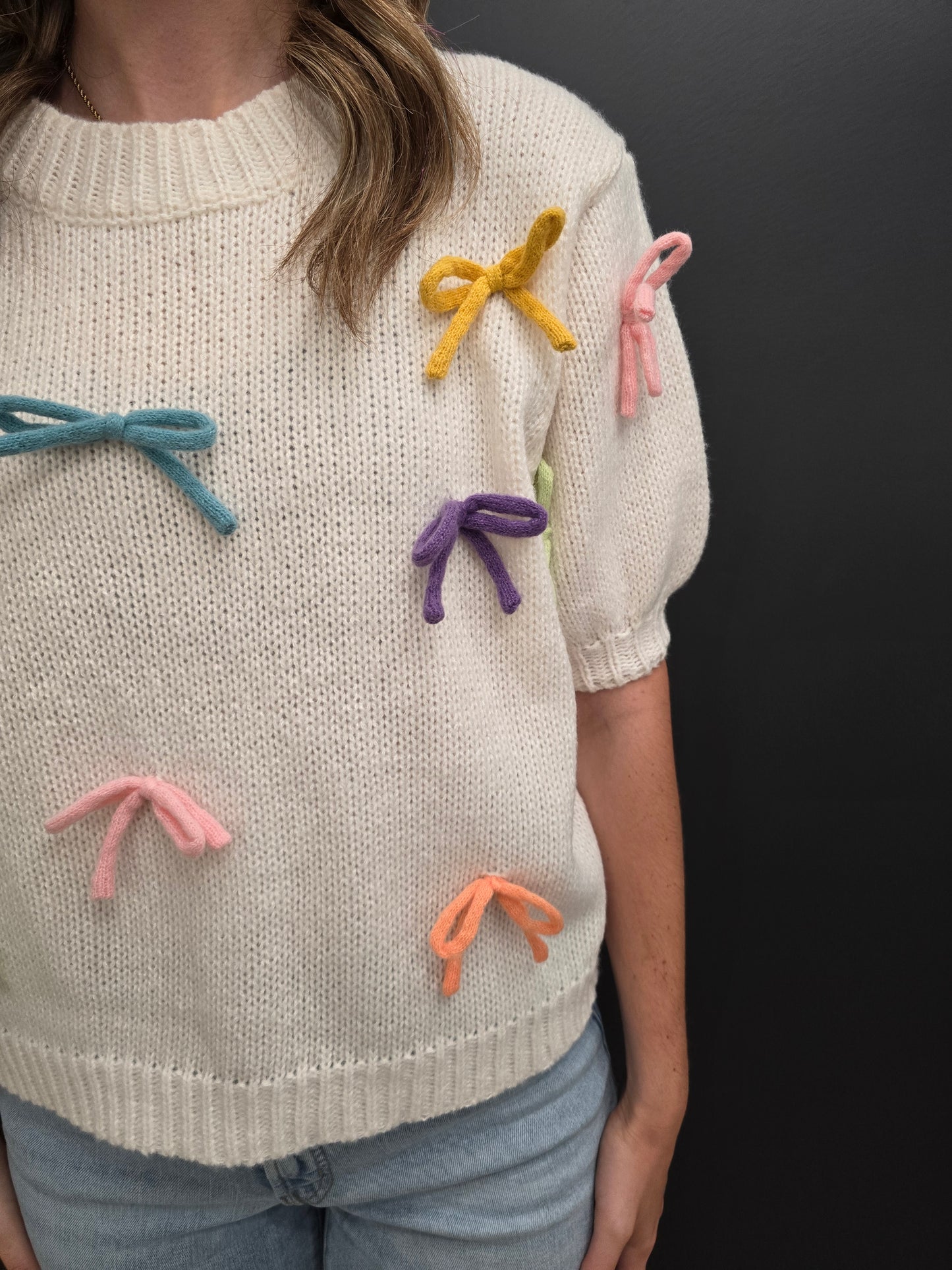 Bow Detail Sweater - SALE