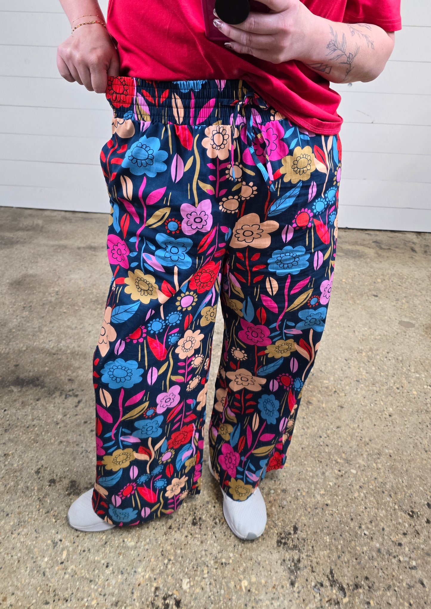 Floral Smocked Pant - SALE