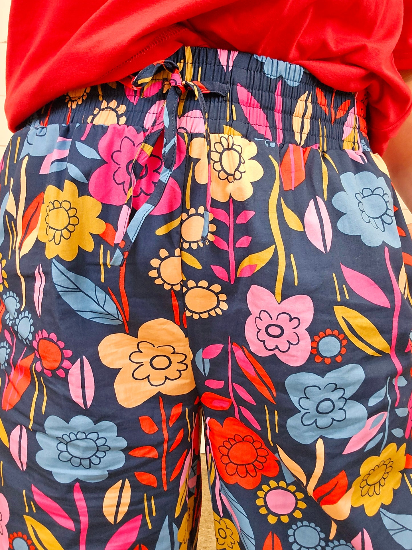 Floral Smocked Pant - SALE