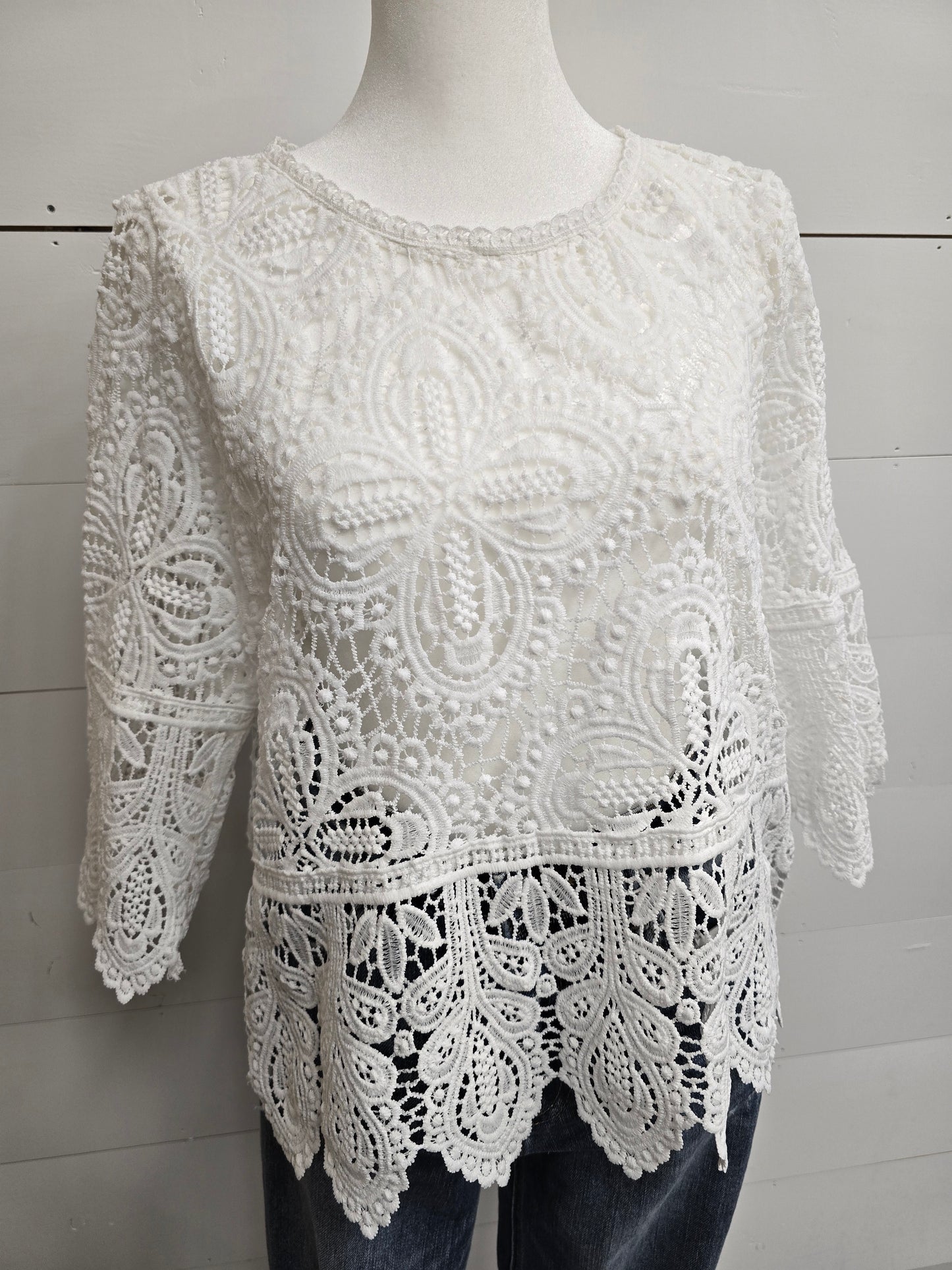 Boho Macrame Blouse - SALE