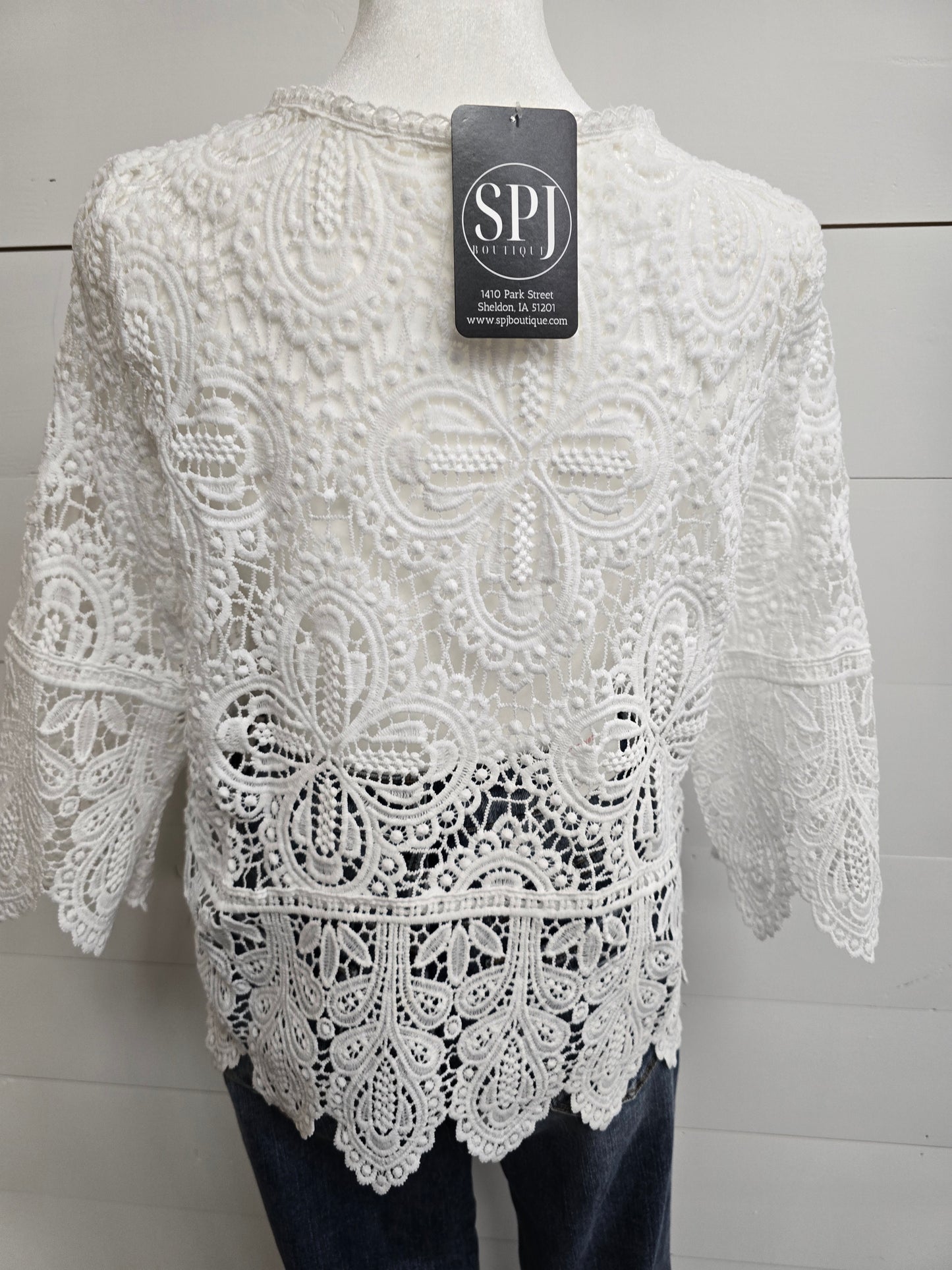 Boho Macrame Blouse - SALE