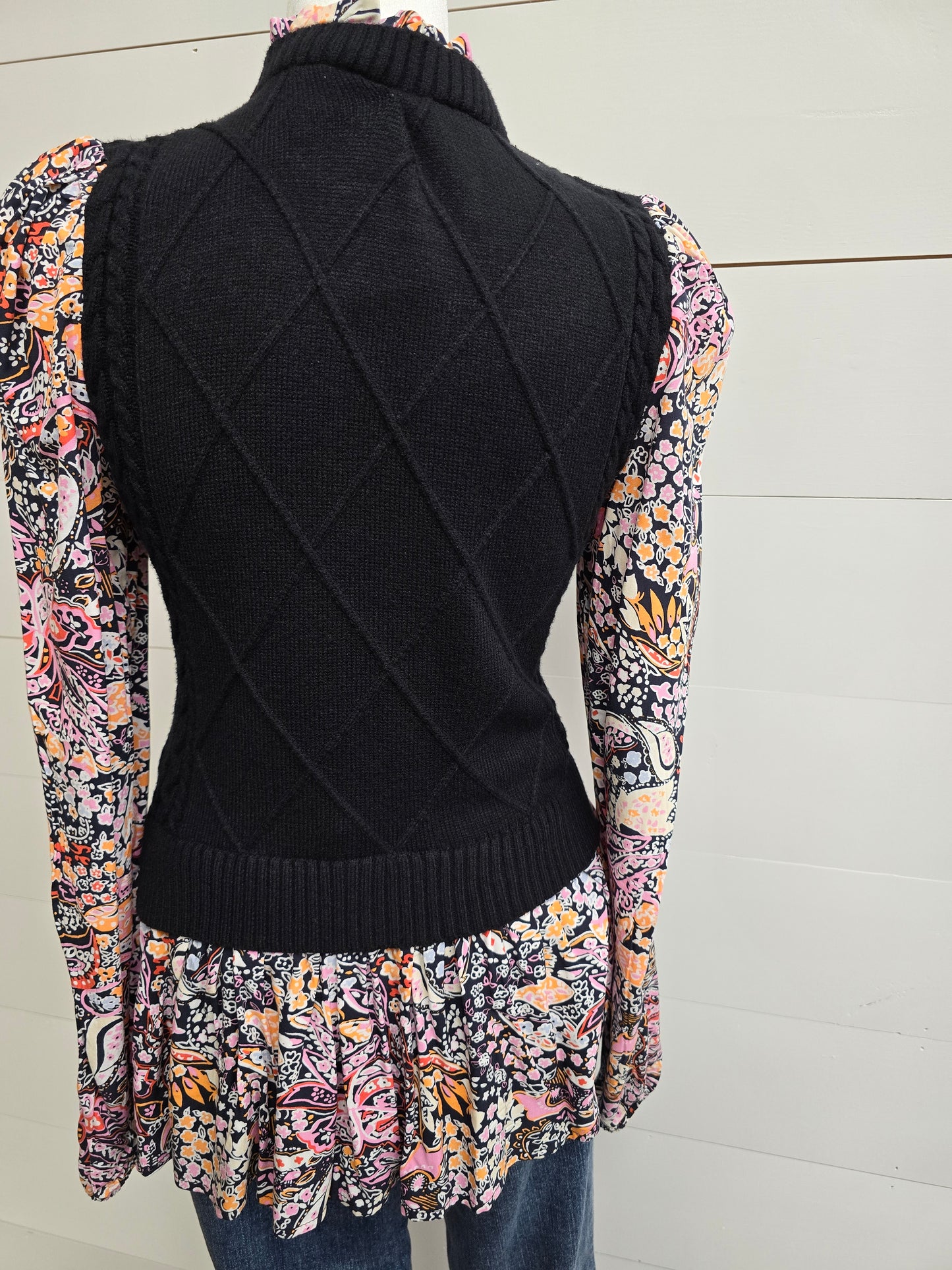 Peplum Floral Top - SALE
