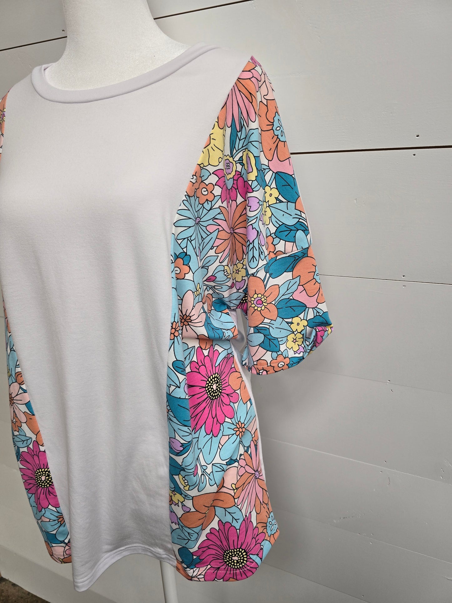 Floral Patchwork Top - sale