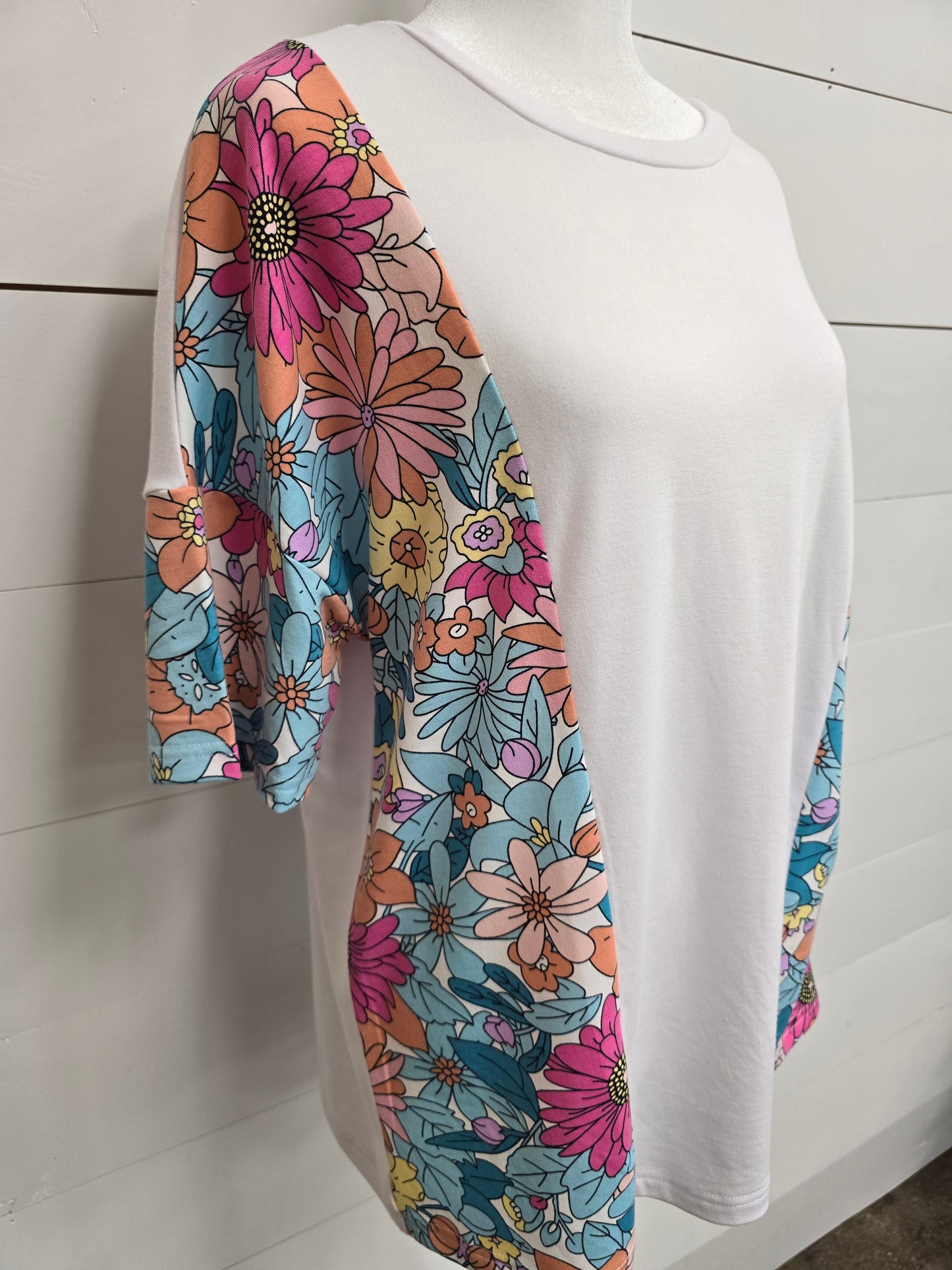 Floral Patchwork Top - sale