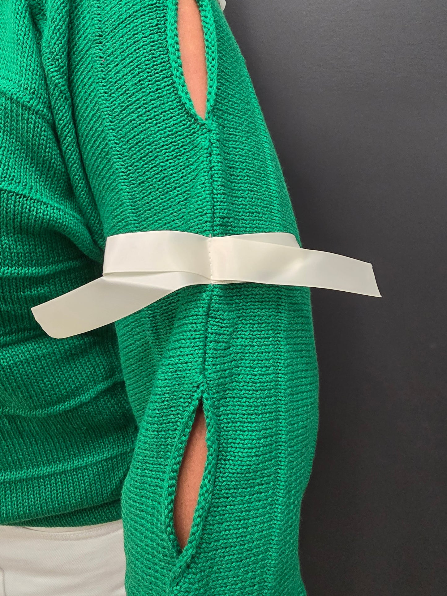 Green Bow Sweater