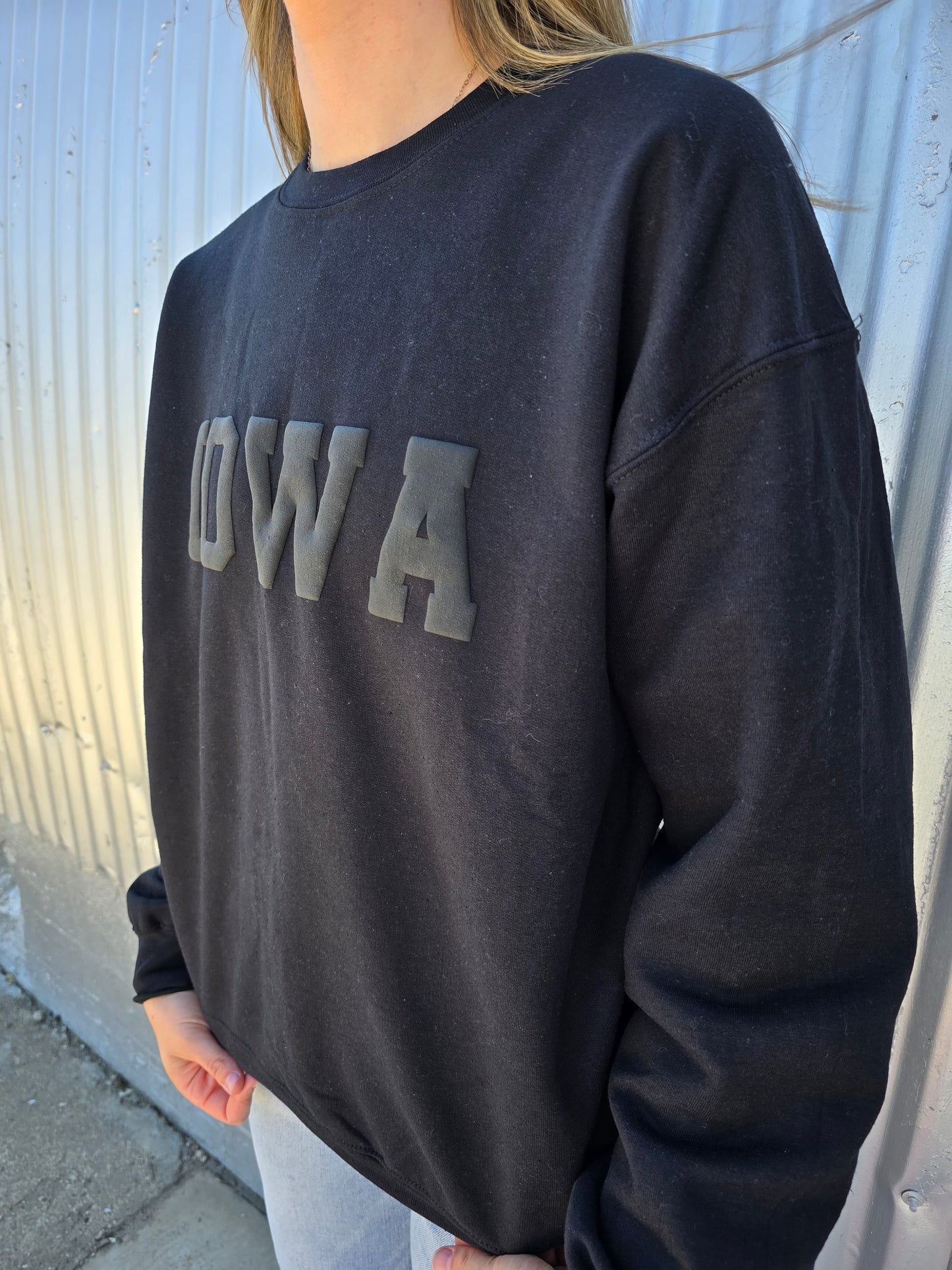 Iowa Puff Crewneck