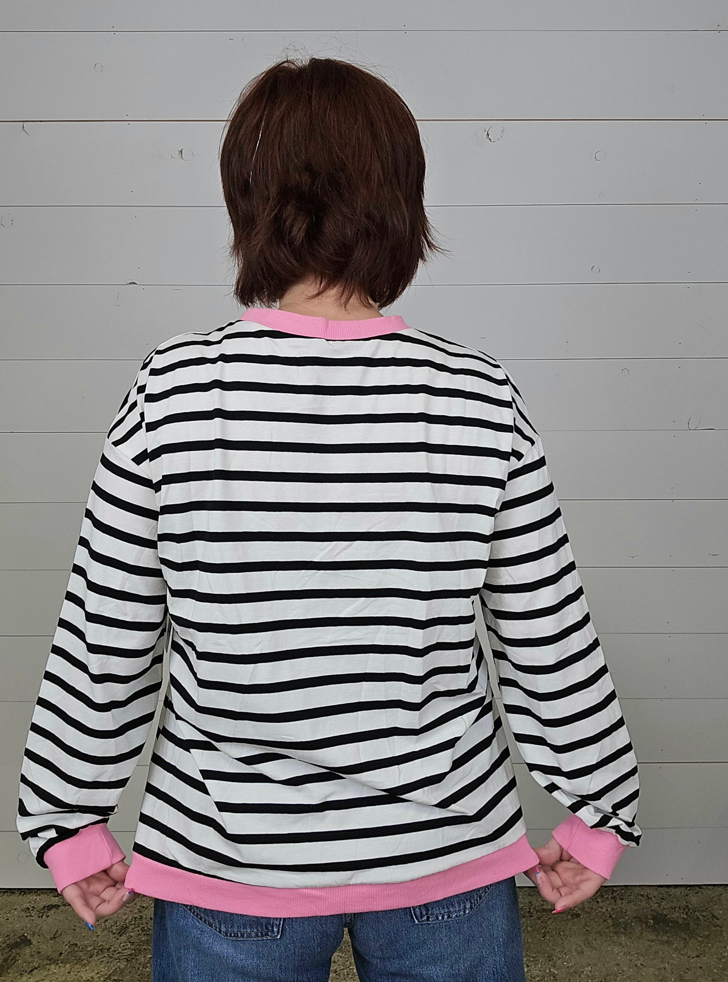 Black Stripe Top - SALE
