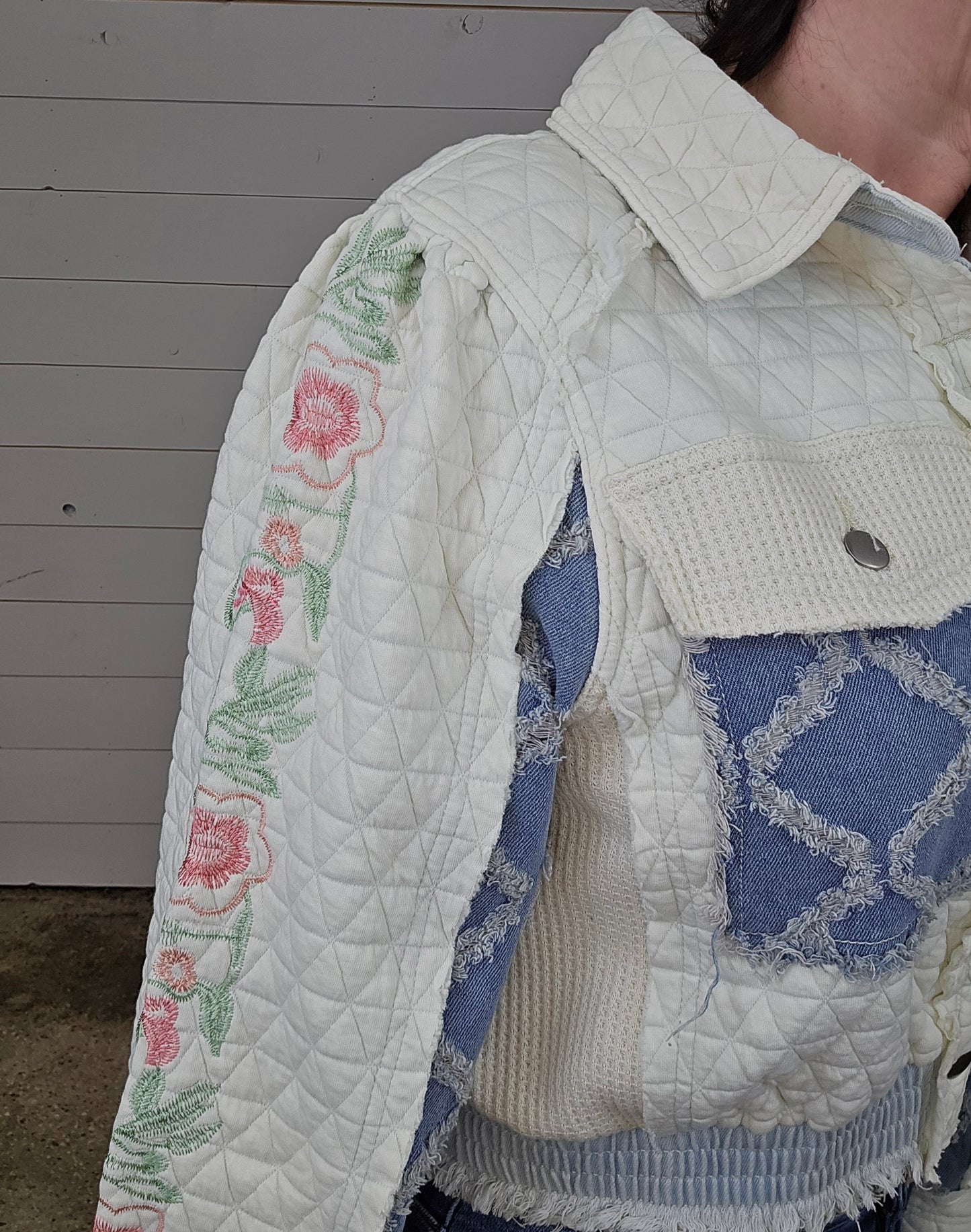 Ivory Quilted Jacket