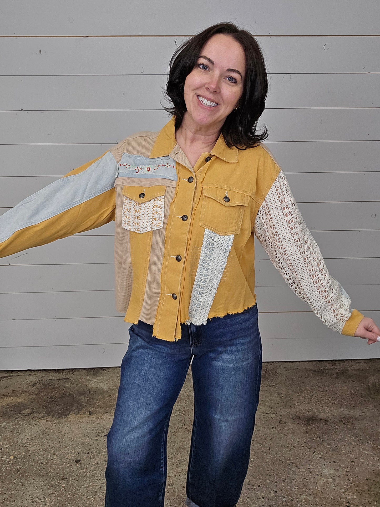 Yellow Twill Jacket