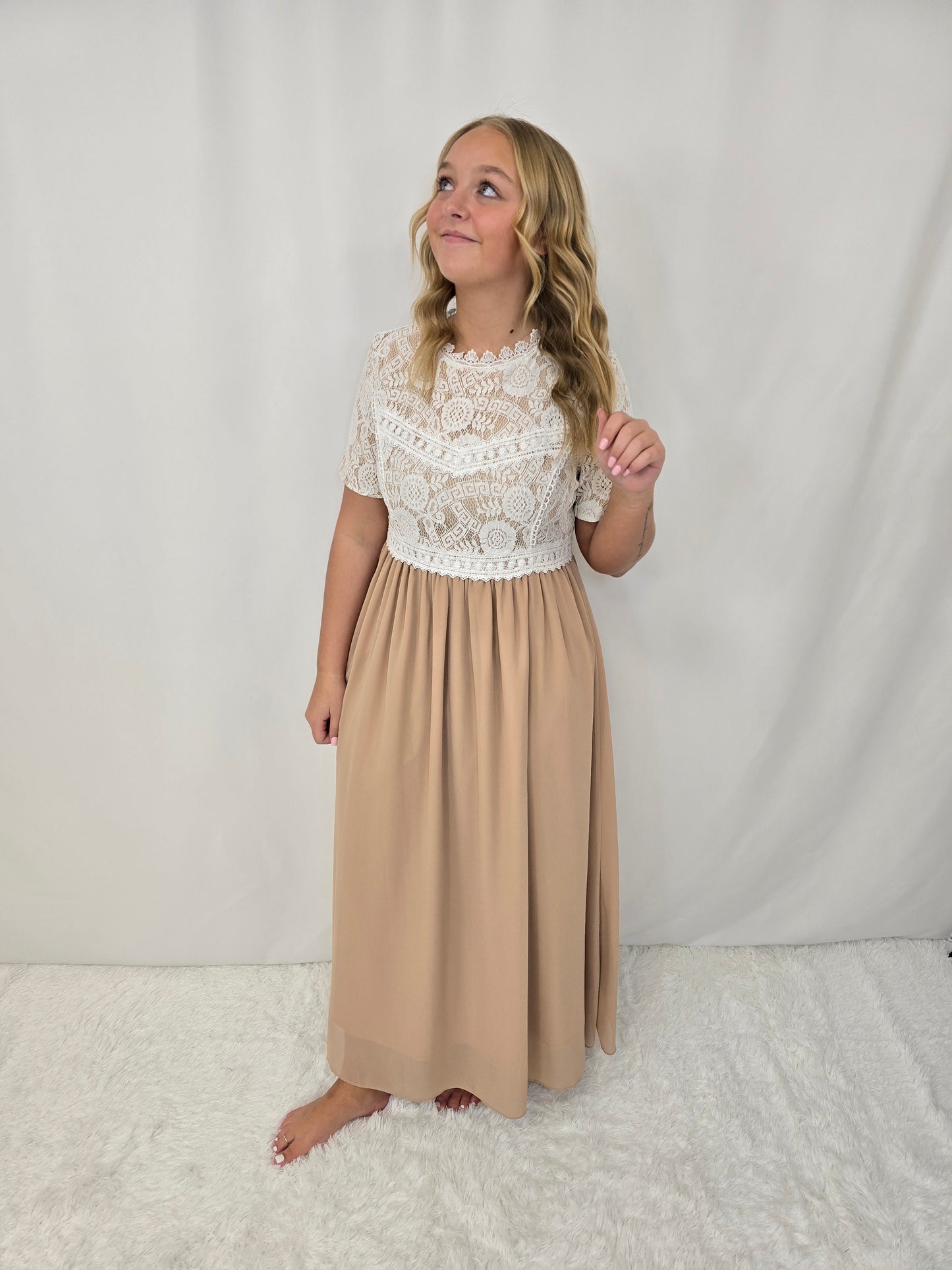 Lace Chiffon Dress
