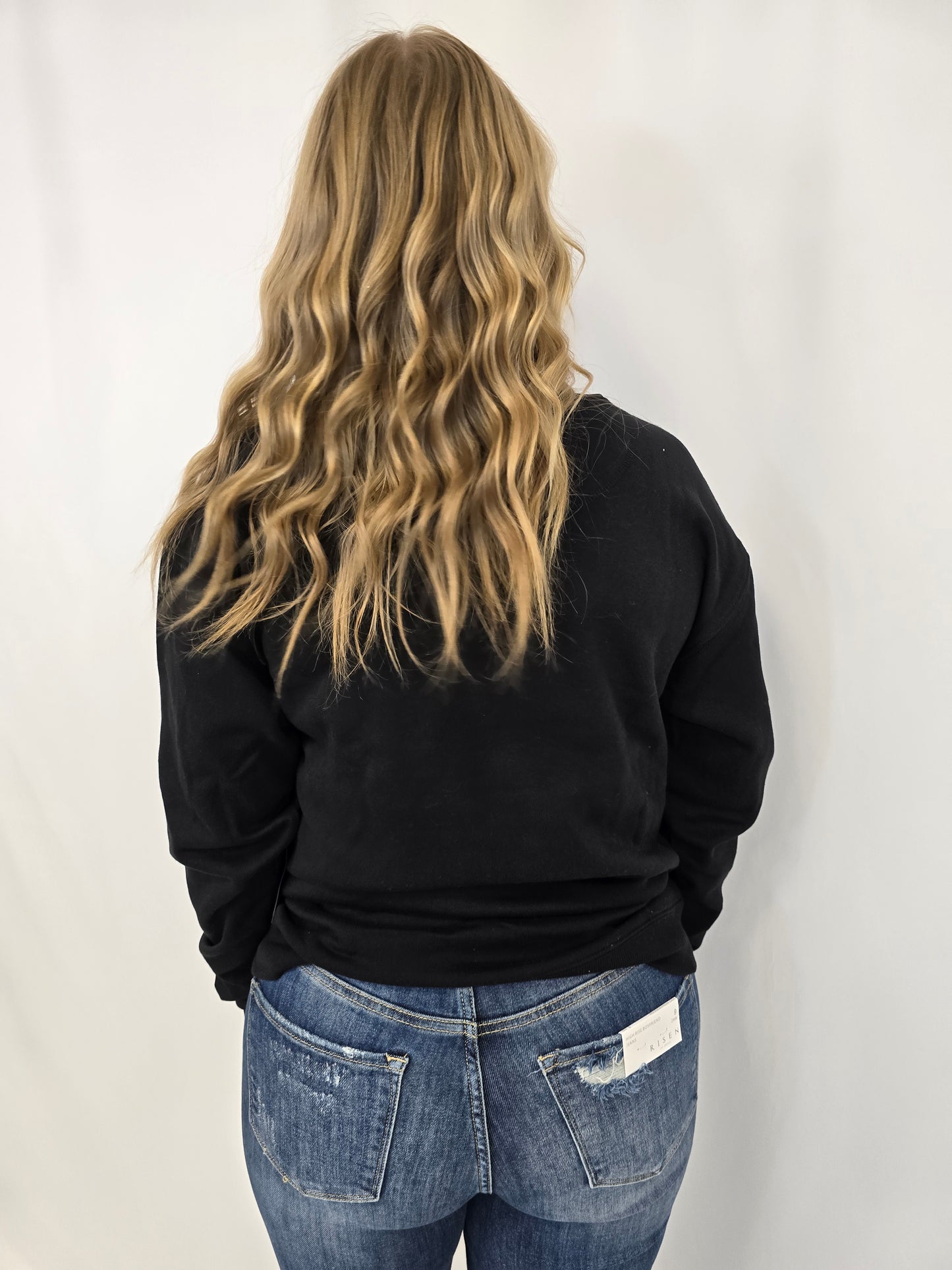Black Iowa Crewneck