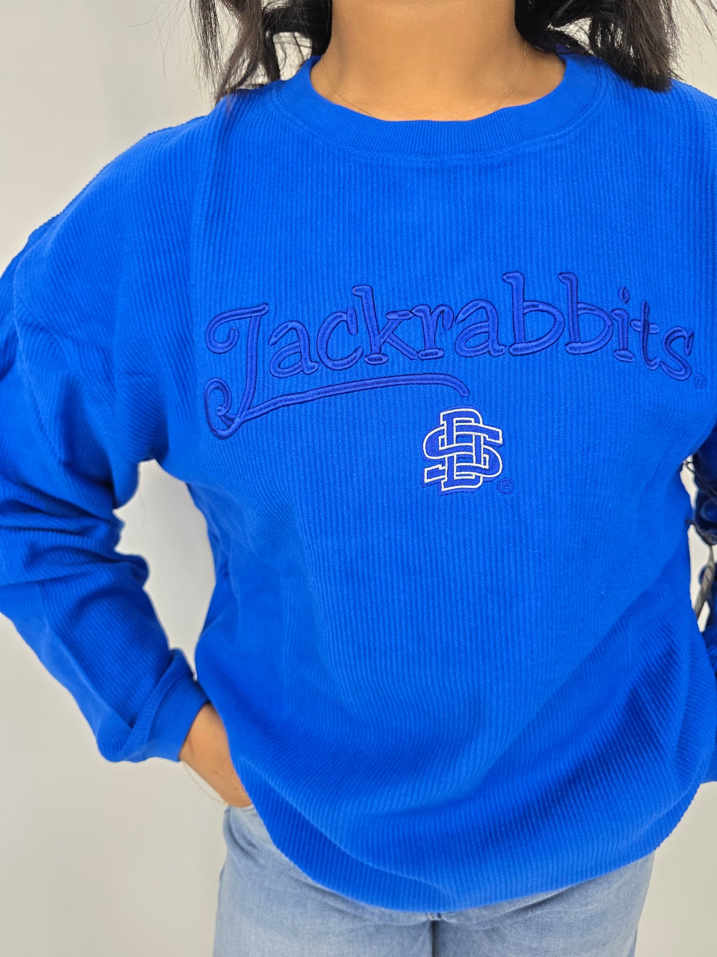 SDSU Corded Crewneck