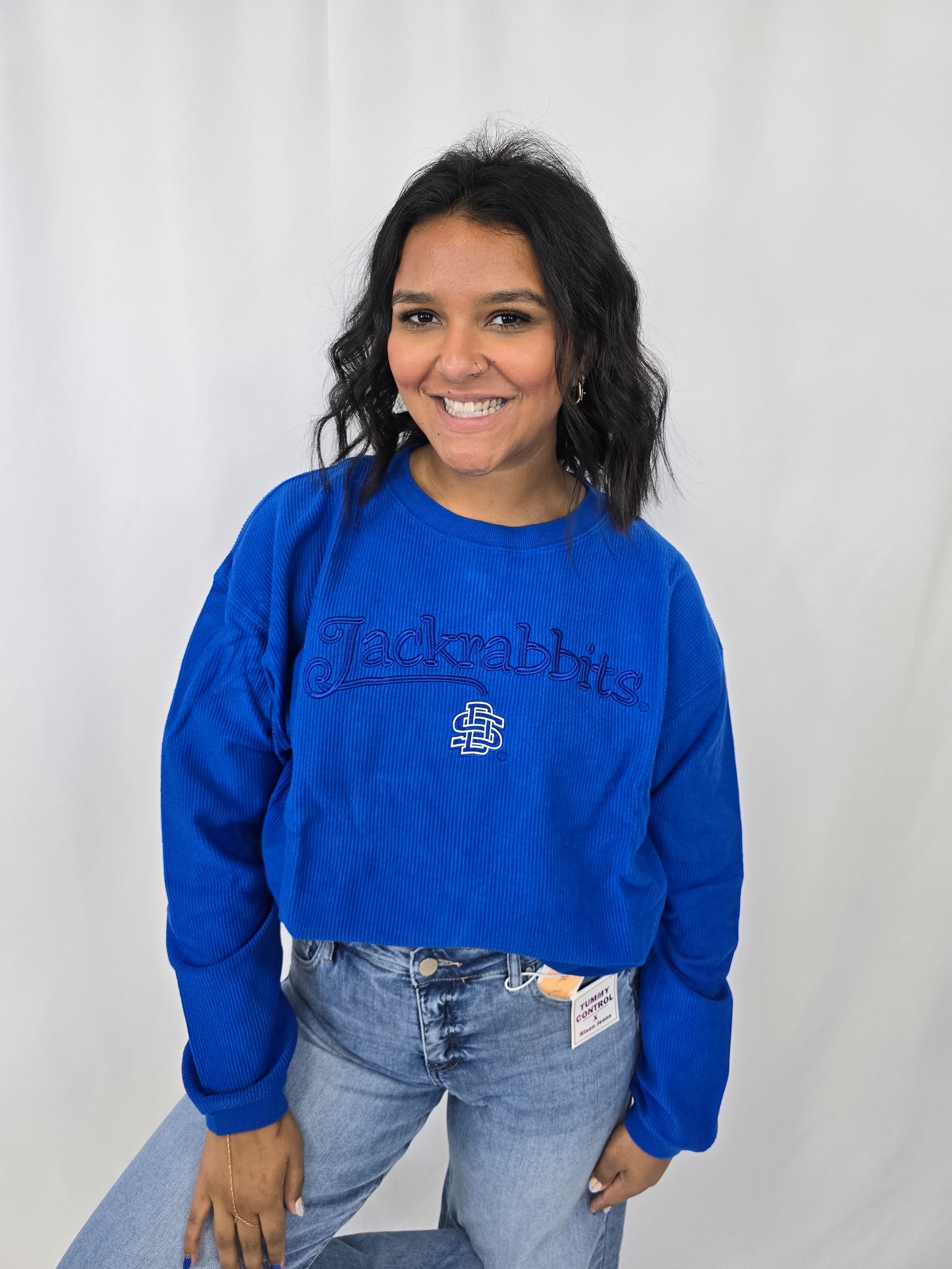 SDSU Corded Crewneck
