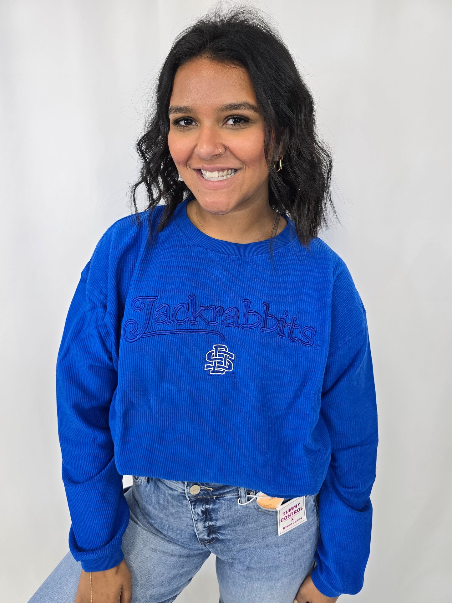 SDSU Corded Crewneck