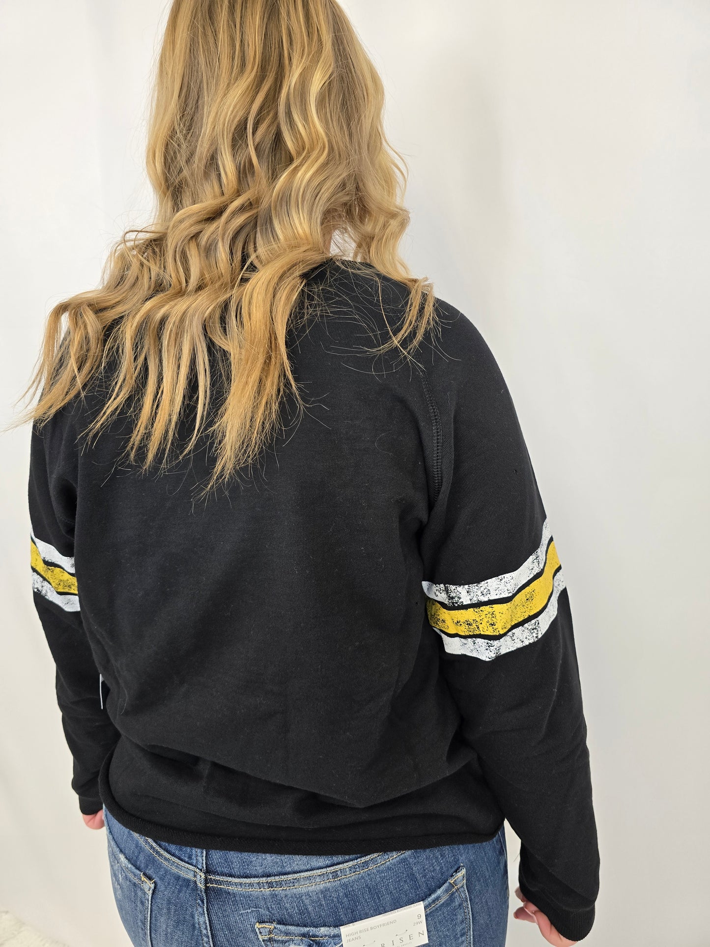 Hawkeyes Raw Hem Crewneck