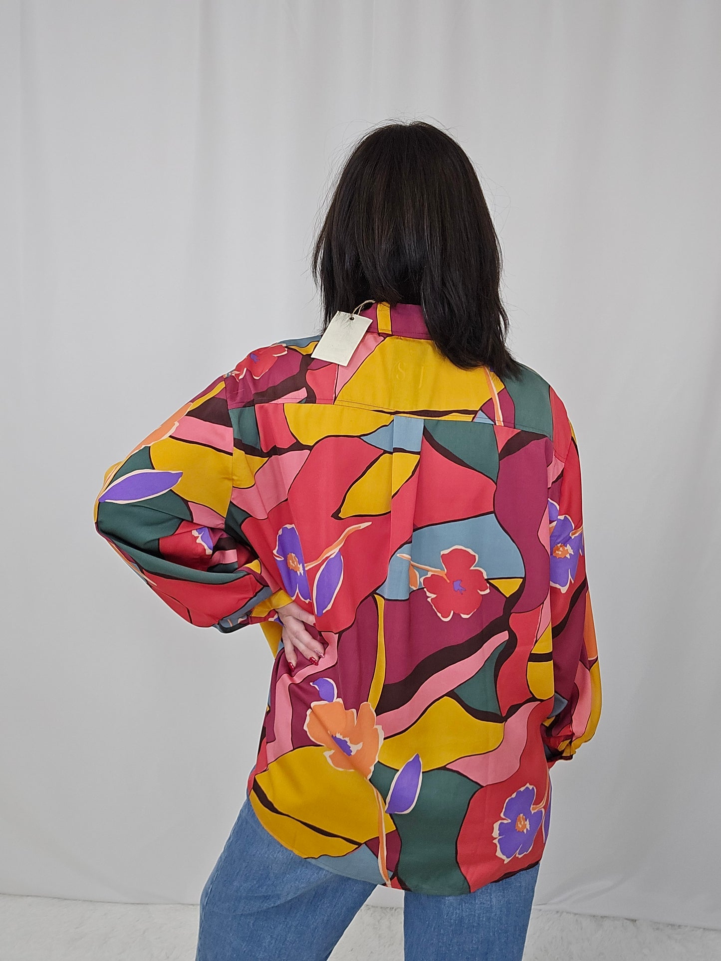 Mirabelle Satin Blouse