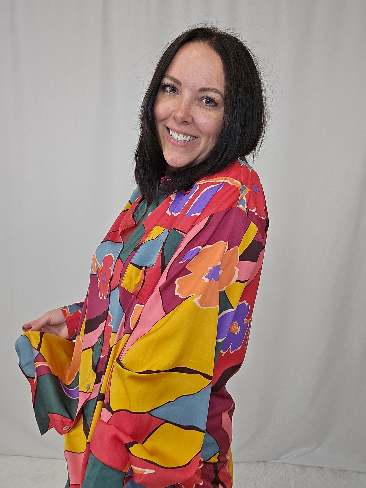Mirabelle Satin Blouse