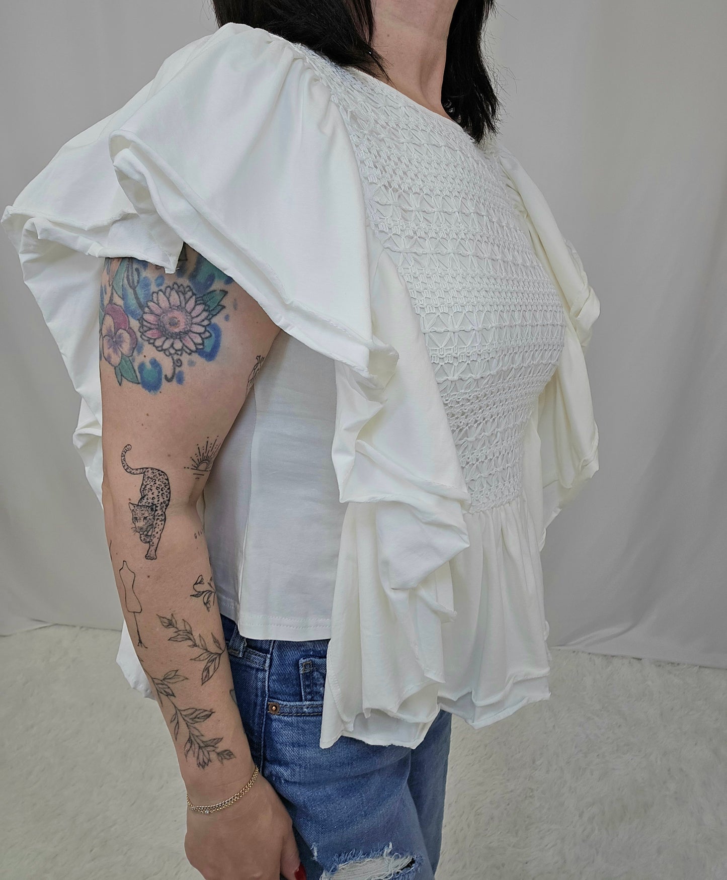 Faith Flutter Sleeve Top - SALE