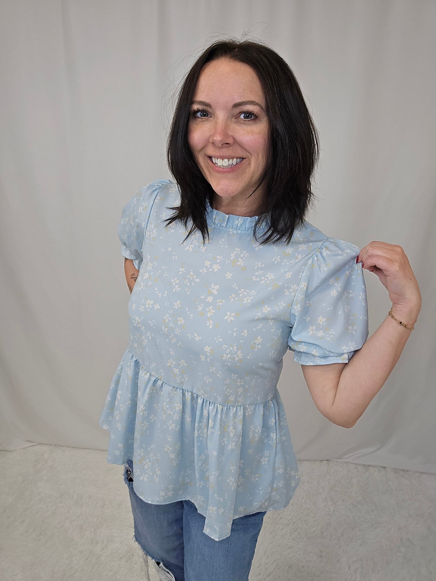 Frankie Flare Blouse - SALE