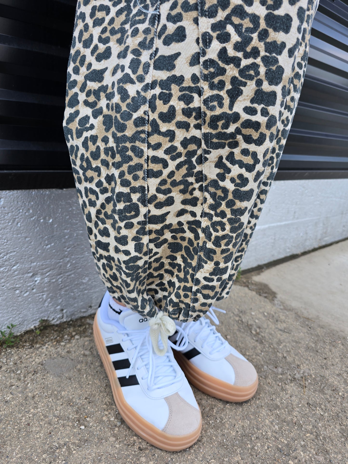 Lyric Leopard Drawstring Pant