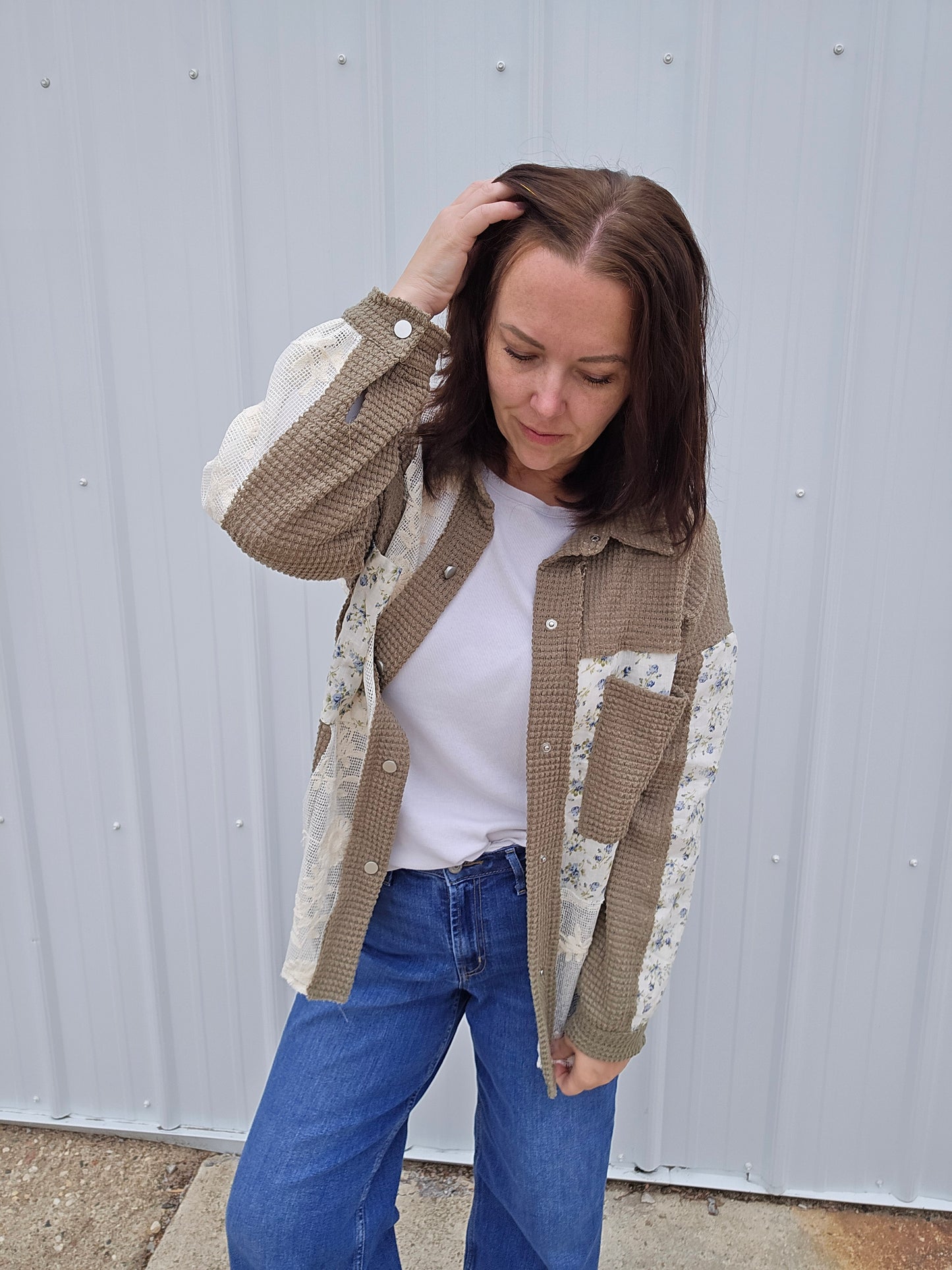 Thelma Olive Thermal Top