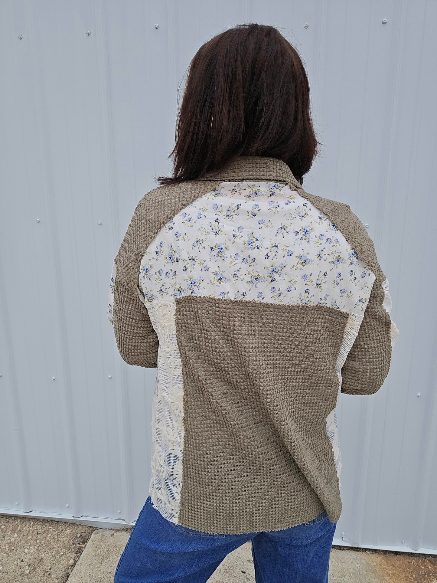 Thelma Olive Thermal Top