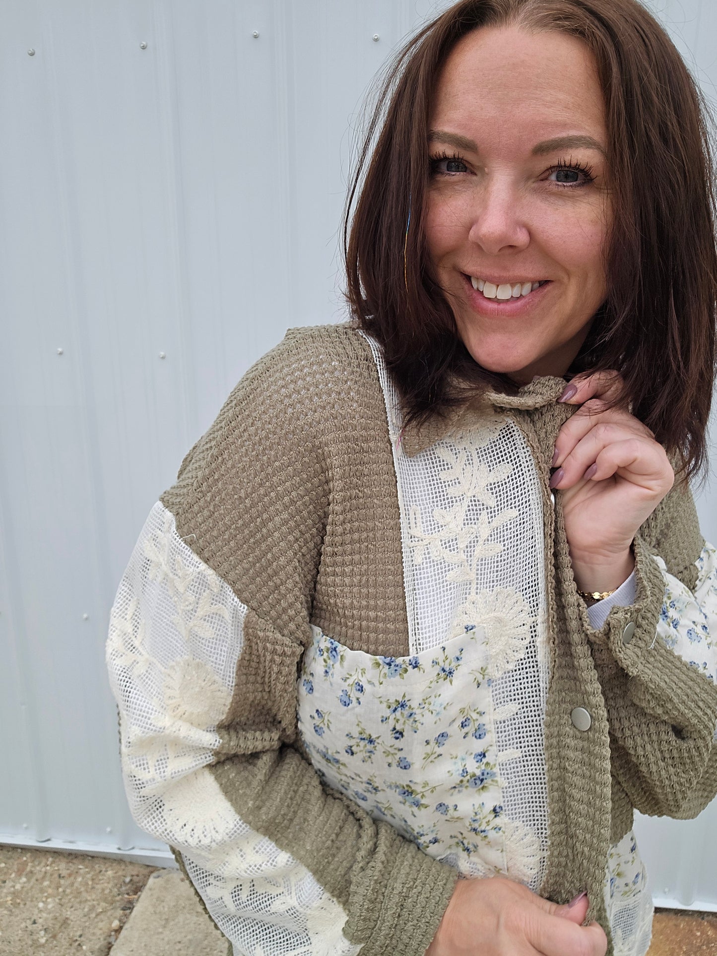 Thelma Olive Thermal Top