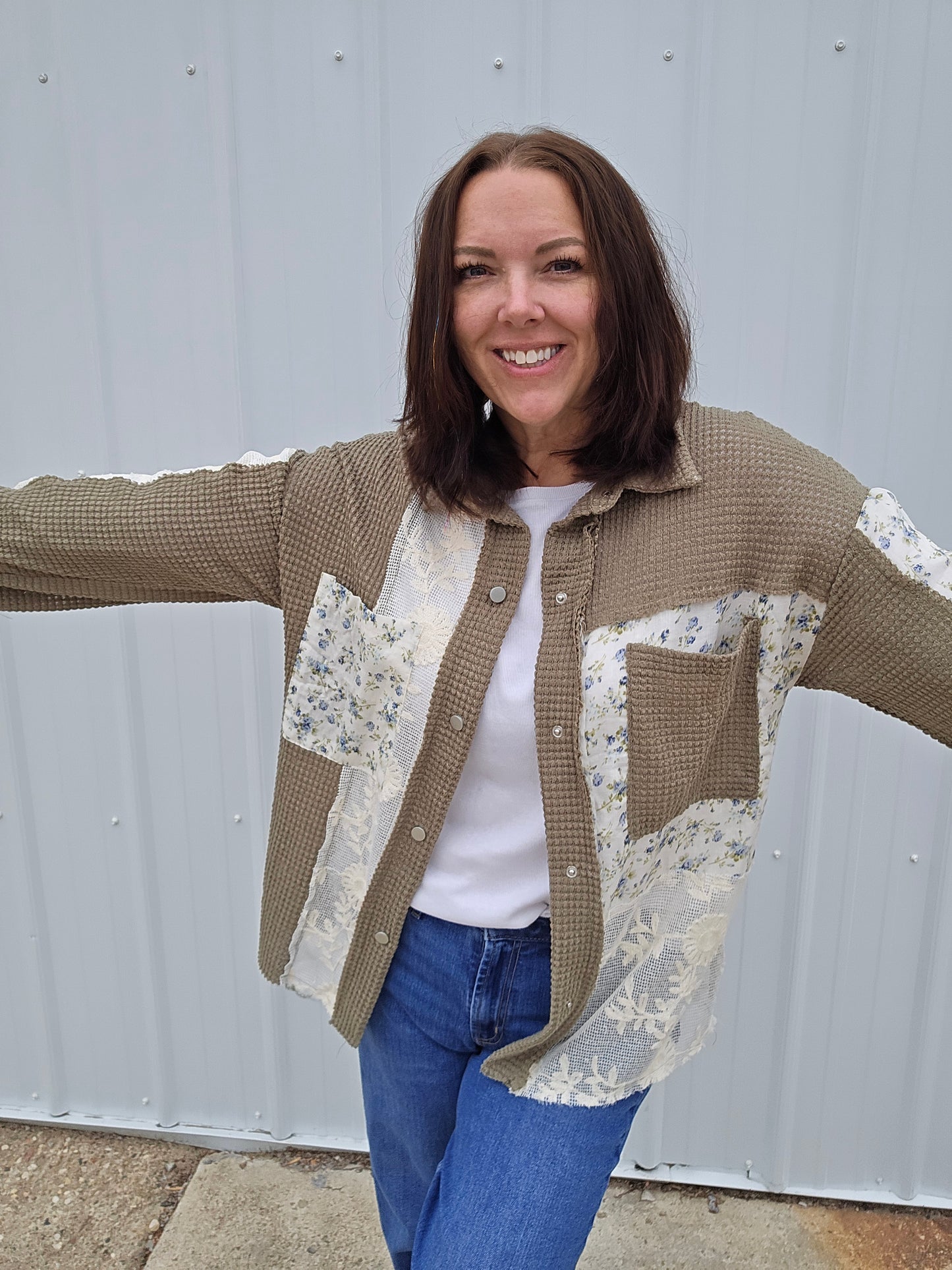 Thelma Olive Thermal Top