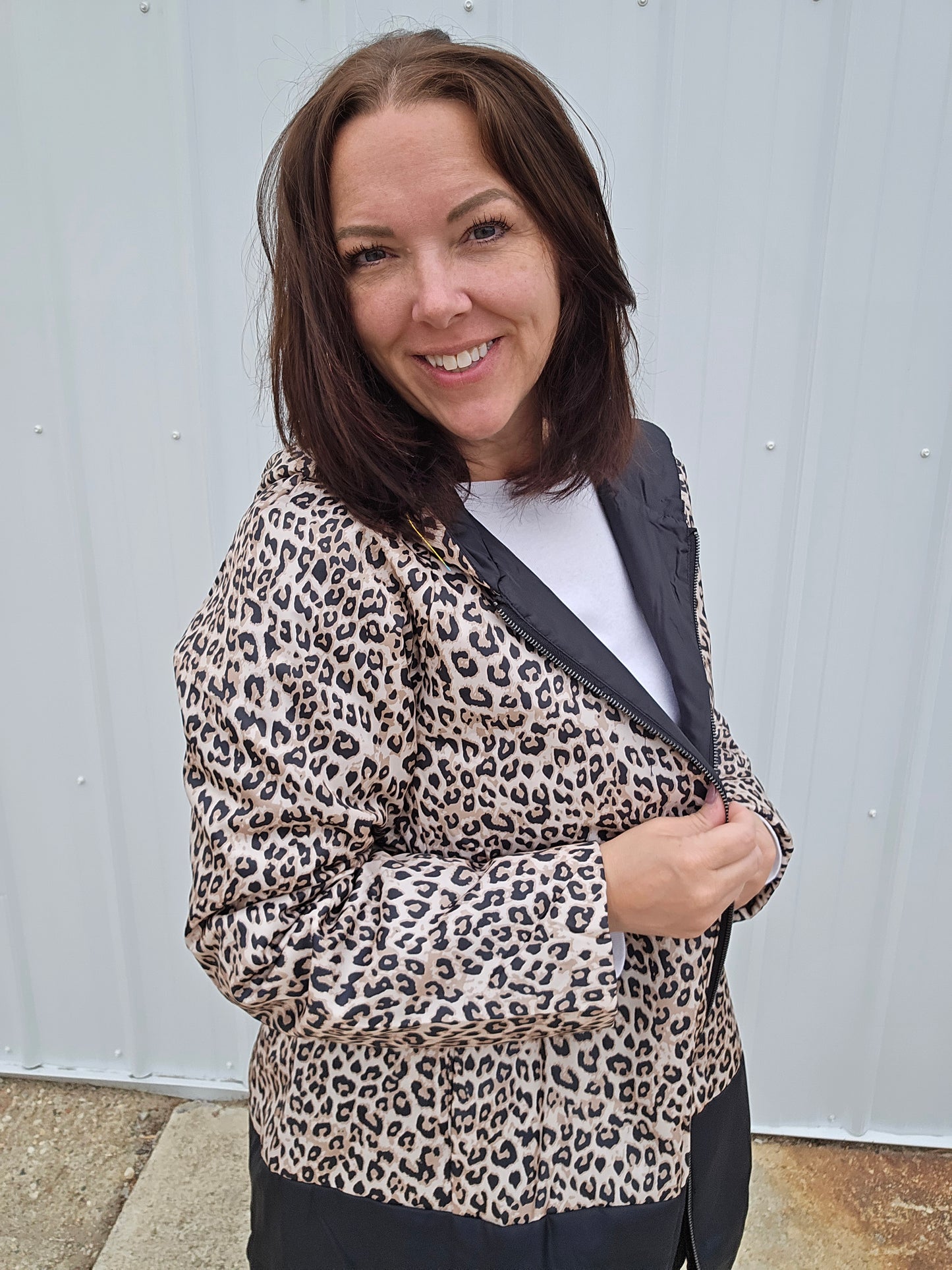 London Leopard Jacket