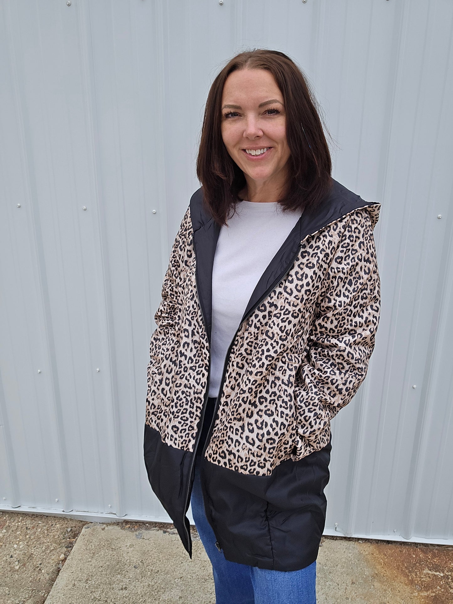London Leopard Jacket