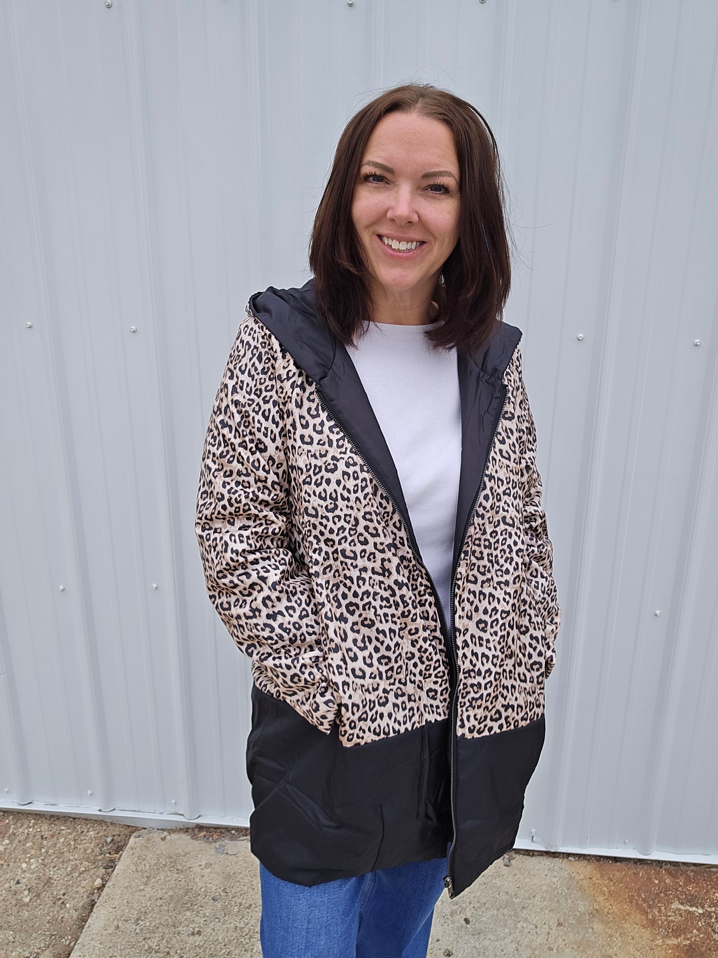 London Leopard Jacket